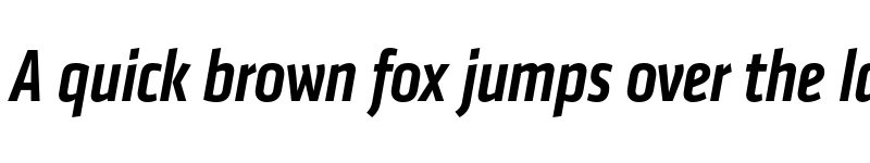 Preview of Klavika Condensed Medium Italic font