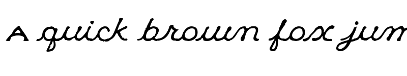 Preview of Klee CapScript Regular font