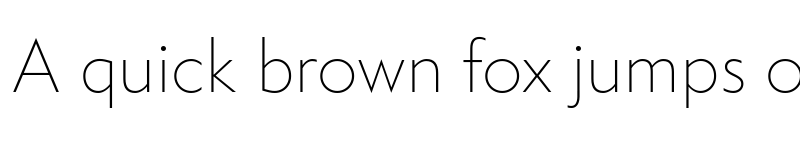 Preview of Klein Trial Extralight font