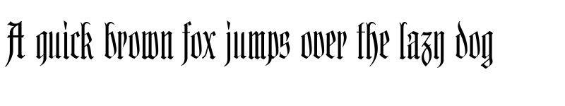 Preview of Kleinsemmering Regular font