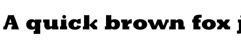 Preview of KleinSlabserifBlaxX Regular font