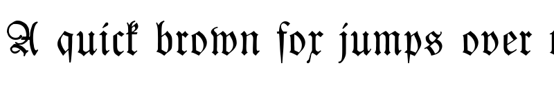 Preview of Kleist-Fraktur Zierbuchstaben Regular font