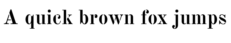 Preview of Km Standard TT Bold font