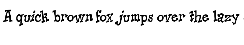 Preview of Knick O Teen Regular font