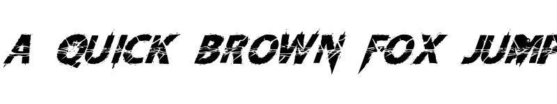 Preview of Knife Fight Ballet Italic font