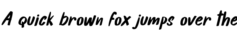 Preview of Knock Down Regular font