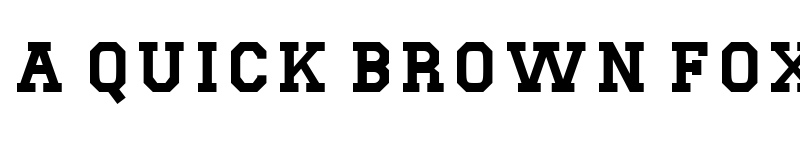 Preview of Knocked Regular font