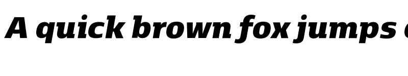 Preview of Kobenhavn C Black Italic font