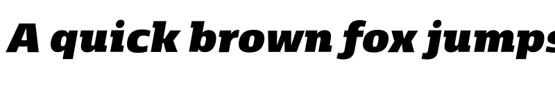 Preview of Kobenhavn C ExtraBlack Italic font