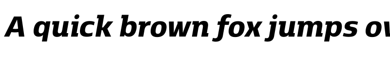 Preview of Kobenhavn C ExtraBold Italic font