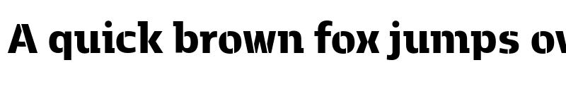 Preview of Kobenhavn C Stencil ExtraBold font