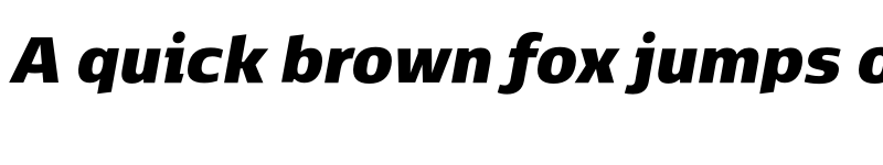 Preview of Kobenhavn CS Black Italic font
