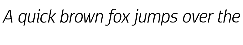 Preview of Kobenhavn CS Light Italic font