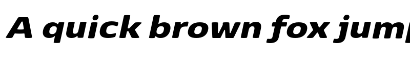 Preview of Kobenhavn Sans Black Italic font