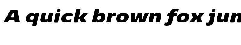 Preview of Kobenhavn Sans ExtraBlack Italic font