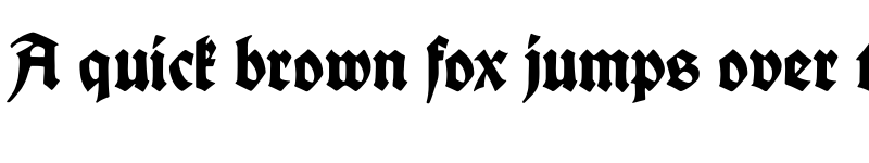 Preview of Koch-Schrift Reduced Regular font