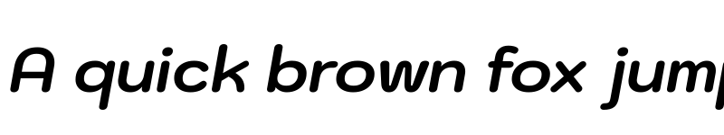 Preview of Kodchasan Bold Italic font