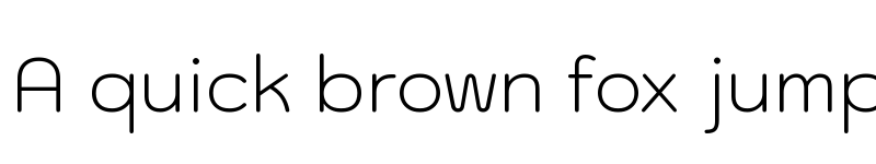 Preview of Kodchasan ExtraLight font