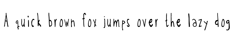 Preview of Kohicle25 Regular font