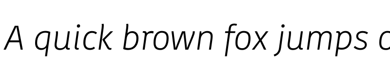 Preview of Kohinoor Light Italic font