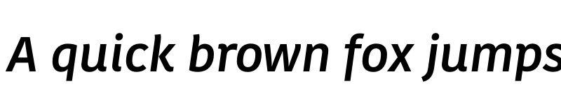 Preview of Kohinoor Semibold Italic font