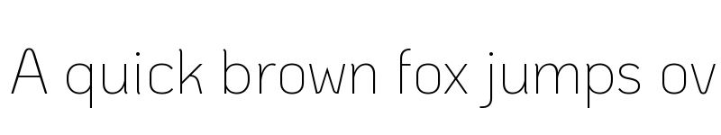 Preview of KoHo ExtraLight Regular font