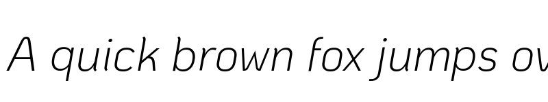 Preview of KoHo Light Italic font