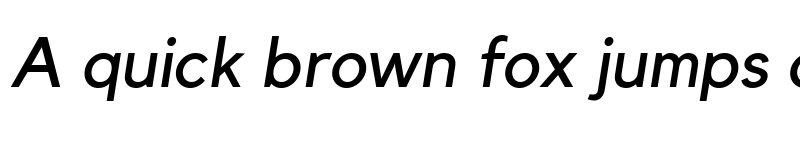 Preview of Kollektif Italic font