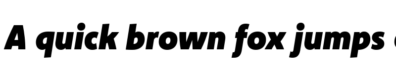 Preview of Komet Black Italic font