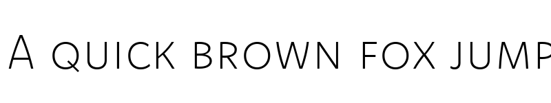 Preview of Komet ExtraLight SC font