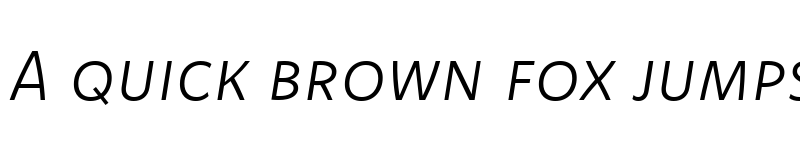 Preview of Komet Light SC Italic font