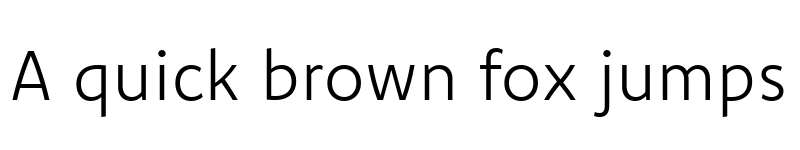 Preview of Komet Light font