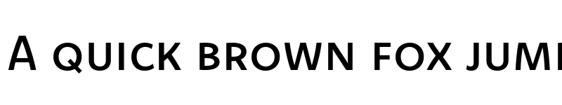 Preview of Komet Medium SC font