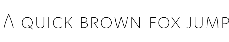 Preview of Komet Thin SC font