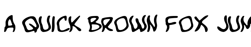 Preview of Komika Boo Regular font