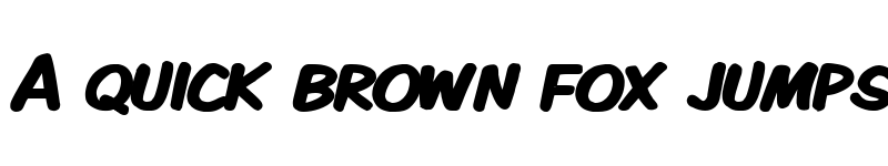 Preview of Komika Display Kaps Bold font