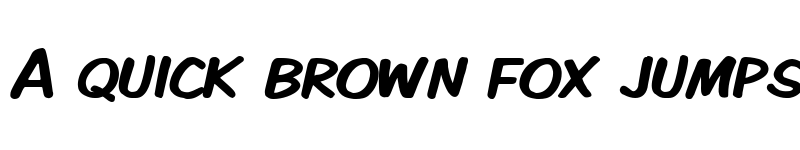 Preview of Komika Display Kaps Regular font