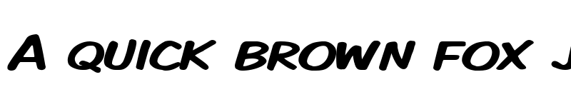 Preview of Komika Display Kaps Wide Regular font