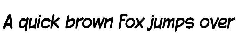 Preview of Komika Display Tight Regular font