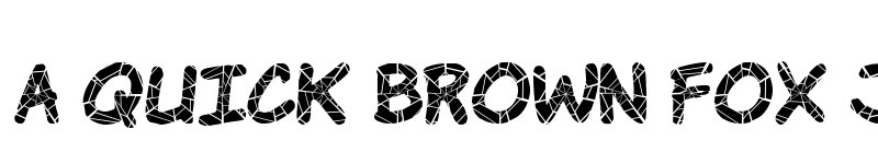 Preview of Komika Krak Regular font