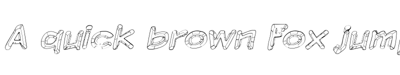 Preview of Komika Sketch Regular font
