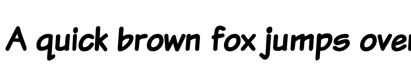 Preview of Komika Text Bold font