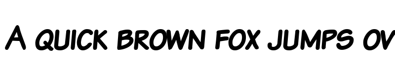 Preview of Komika Text Kaps Bold font