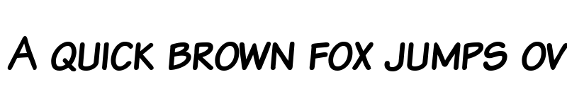 Preview of Komika Text Kaps Regular font