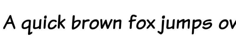 Preview of Komika Text Regular font