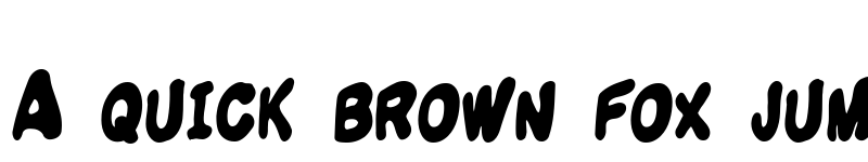 Preview of Komikandy Regular font