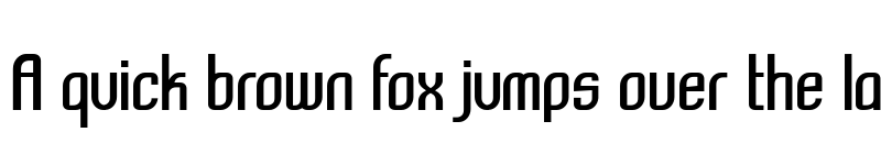 Preview of Komikazba Regular font