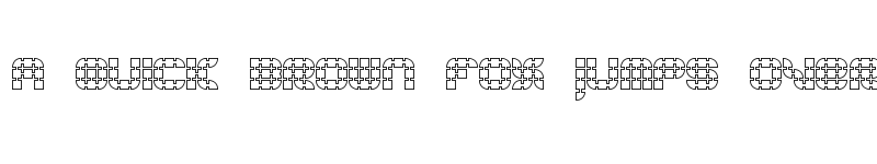 Preview of Konector O2 (BRK) Regular font
