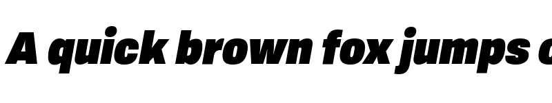 Preview of Konkret Grotesk Pro Black Italic font
