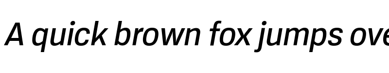 Preview of Konkret Grotesk Pro Medium Italic font